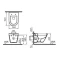 Унитаз безободковый подвесной с сиденьем микролифт Vitra S50 7740B003-6039 - 3