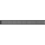Изображение товара декоративная решетка 1444 мм alcaplast pure black черный матовый pure-1450black