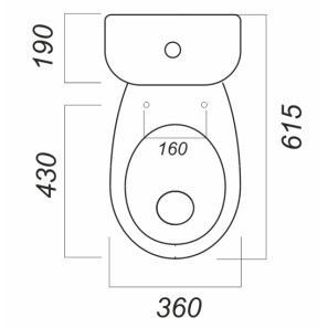 Изображение товара унитаз-компакт косой выпуск с сиденьем дюропласт с микролифтом sanita формат комфорт frtsacc01030713
