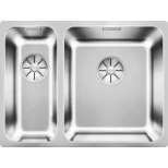 Изображение товара кухонная мойка blanco solis 340/180-if infino полированная сталь 526130