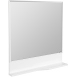 Изображение товара зеркало 83,4х86,9 см белый глянец акватон инди 1a188502nd010
