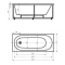 Акриловая гидромассажная ванна 160x70 см пневматическое управление премиум форсунки Aquatek Оберон-160 - 4