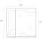Комплект мебели белый глянец 76 см Onika Веронэлла 107514 + 4620008197470 + 207521 - 8