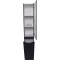 Пенал напольный черный матовый с бельевой корзиной R Style Line Бергамо СС-00002331 - 3
