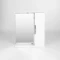 Зеркальный шкаф 70x70 см белый R Viant Лима VLIM70-ZSH - 3