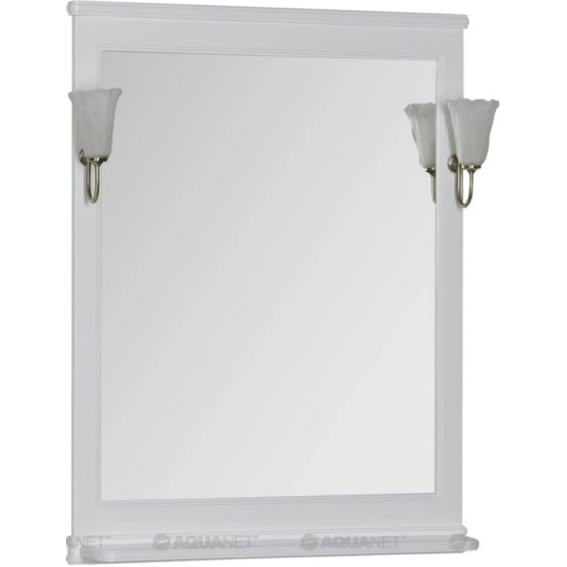 Зеркало 72,2x100 см белый Aquanet Валенса 00180150