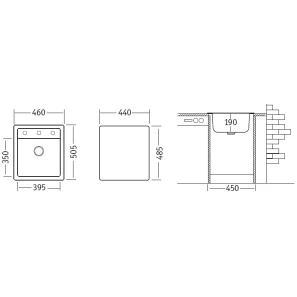 Изображение товара кухонная мойка серый ukinox нева neva - 47