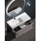 Комплект мебели серый матовый 101 см Sancos Very VR100LSM + CN7014 + SF900 - 5
