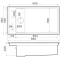 Кухонная мойка Artceramic Omoikiri Kinaru 86-U/I GB графит 4997027 - 9