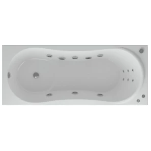 Изображение товара акриловая гидромассажная ванна 150x70 см пневматическое управление стандартные форсунки aquatek афродита-150