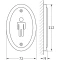 Табличка информационная "мужской туалет" Valsan VAL 005 - 2