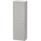 Пенал подвесной бетонно-серый матовый L Duravit Brioso BR1300L1007 - 1