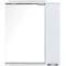 Зеркальный шкаф 75,5x87 см с подсветкой белый Aquanet Гретта 00176899 - 5