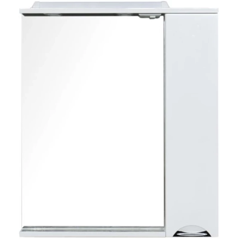 Зеркальный шкаф 75,5x87 см с подсветкой белый Aquanet Гретта 00176899