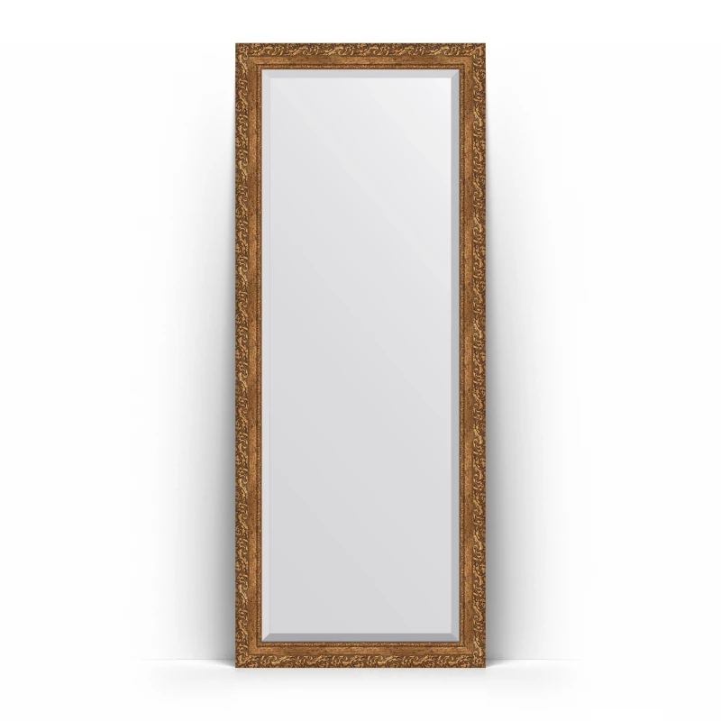 Зеркало напольное 80x200 см виньетка бронзовая Evoform Exclusive Floor BY 6112