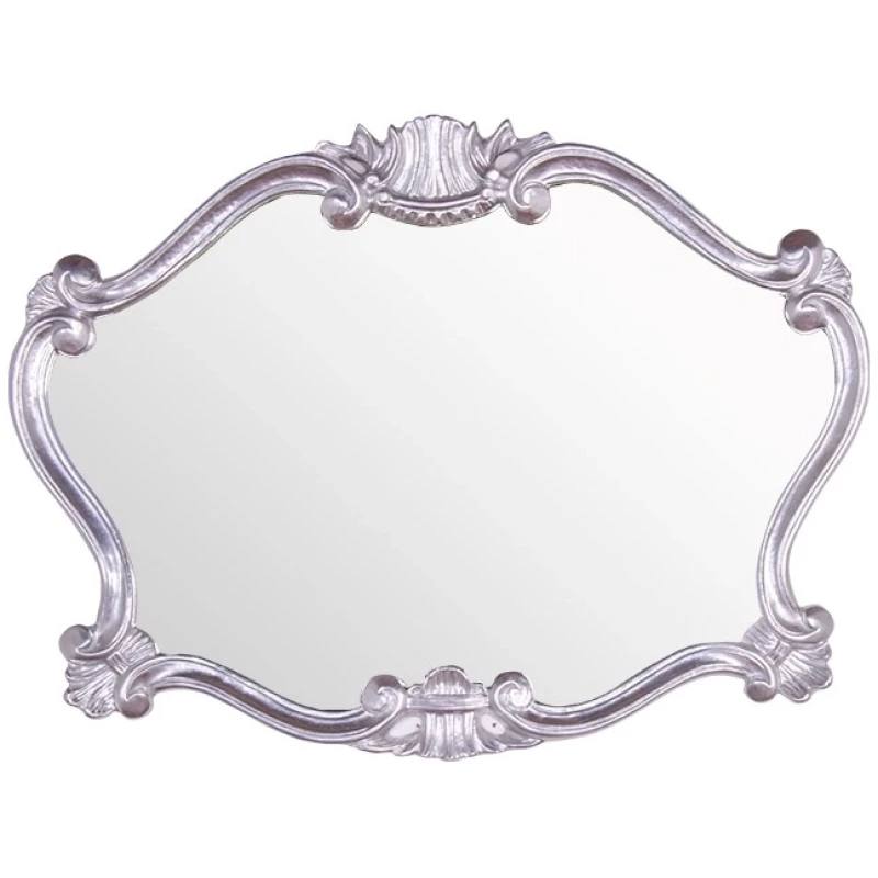 Зеркало 91x70 см глянцевое серебро Tiffany World TW02031arg.brillante