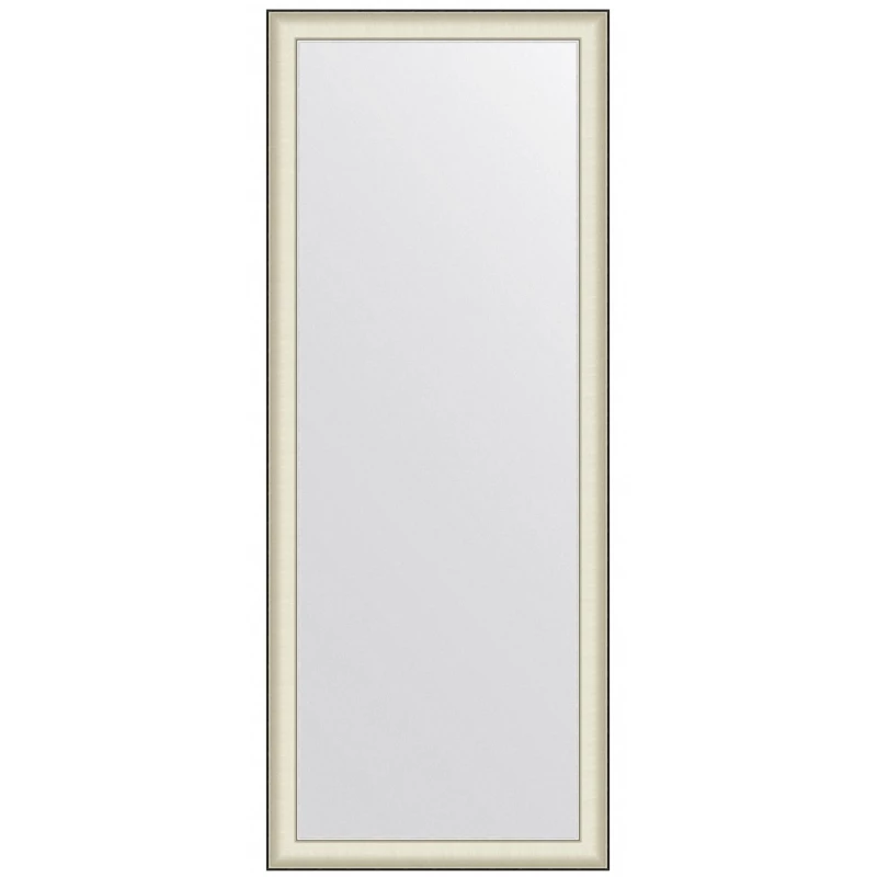 Зеркало напольное 79x200 см белая кожа с хромом Evoform Definite floor BY 6041