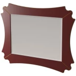 Изображение товара зеркало 94,9x71,7 см бордо матовый caprigo bourget 11030-b013