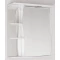 Зеркальный шкаф 60x73 см белый глянец Style Line Волна ЛС-00000121 - 1