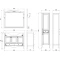 Комплект мебели белый серебряная патина 106,5 см ASB-Woodline Салерно - 8