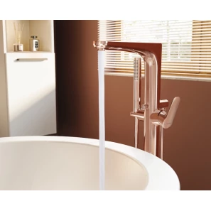 Изображение товара смеситель напольный для ванны vitra root round a4274126exp