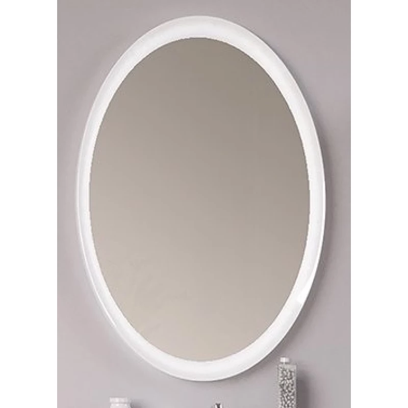 Зеркало белый глянец 60x90 см Marka One Arrondi У73235