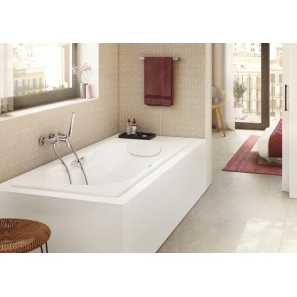 Изображение товара испанская чугунная ванна 150x75 см с противоскользящим покрытием roca malibu set/2315g000r/526803010/150412330