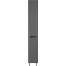 Пенал напольный светло-серый матовый с бельевой корзиной R Style Line Марелла СС-00002420 - 1