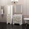Комплект мебели белый золотая патина 83 см Opadiris Оникс ONIX80KOMG - 1