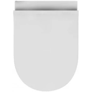Изображение товара унитаз подвесной berges puma 082131 безободковый, с сиденьем микролифт, белый