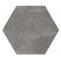 Керамогранит 22094 Hexatile Cement Black 17,5x20