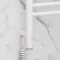 Полотенцесушитель электрический 1200x400 белый матовый МЭМ левый, перемычка выгнутая Сунержа Богема 3.0 30-5802-1240 - 3