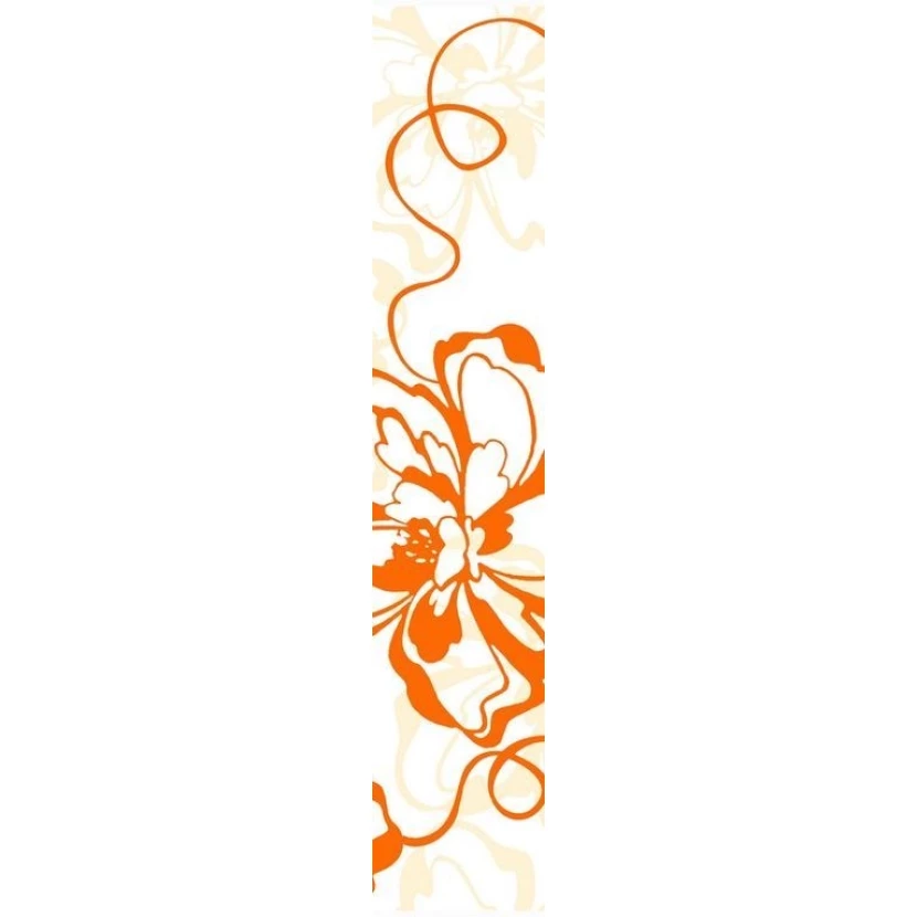 Бордюр Нефрит-Керамика Монро оранжевый