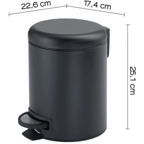 Изображение товара мусорное ведро 3л gedy potty 3209(14)