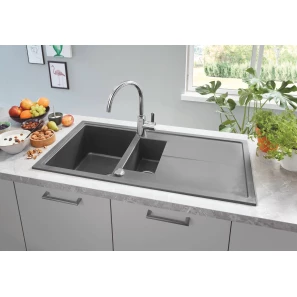 Изображение товара кухонная мойка grohe k400 серый 31642at0