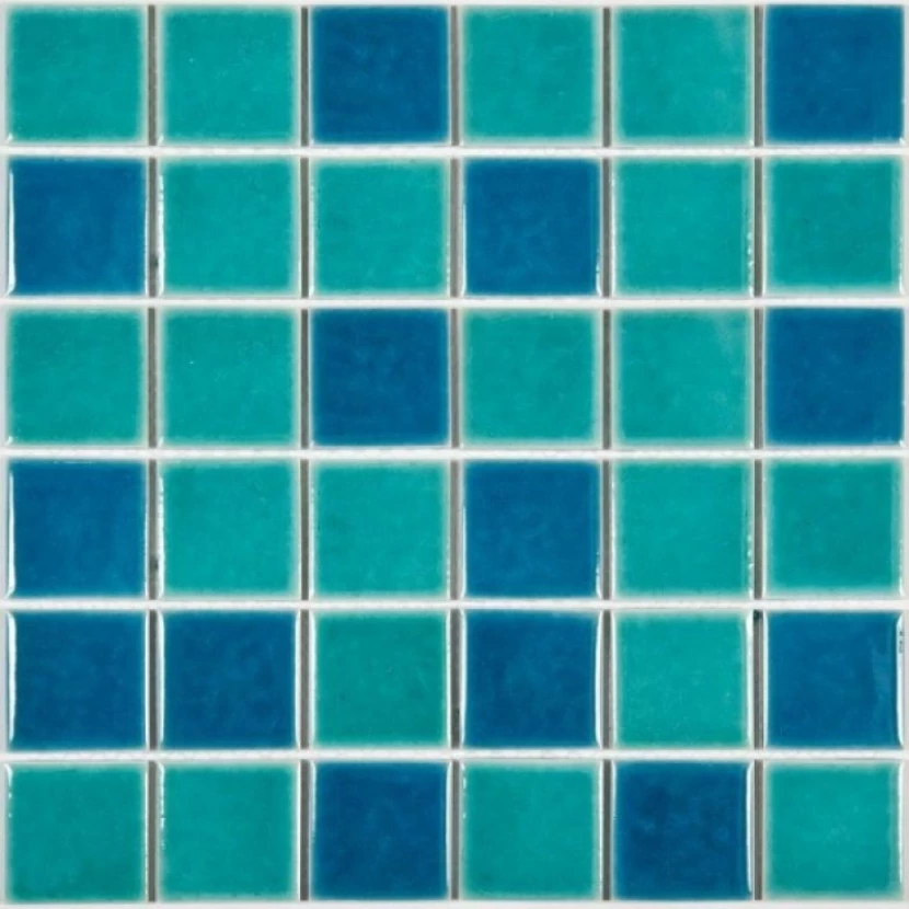 Керамическая плитка мозаика PW4848-16 керамика глянцевая (4,8*4,8*5) 30,6*30,6