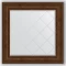 Зеркало 92x92 см состаренная бронза с орнаментом Evoform Exclusive-G BY 4343 - 1