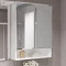 Зеркальный шкаф 61x80 см белый Opadiris Фреш - 2