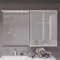 Зеркальный шкаф 61x80 см белый Opadiris Фреш - 4