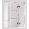 Зеркальный шкаф 55x73 см белый глянец Style Line Лилия ЛС-00000119 - 2