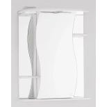 Изображение товара зеркальный шкаф 55x73 см белый глянец style line лилия лс-00000119