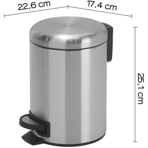 Изображение товара мусорное ведро 3л gedy potty 3209(38)