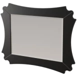 Изображение товара зеркало 94,9x71,7 см черный матовый caprigo bourget 11030-b042