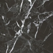 Керамогранит Грани Таганая Gresse-Stone Simbel-pitch мрамор черно-серый 60x60
