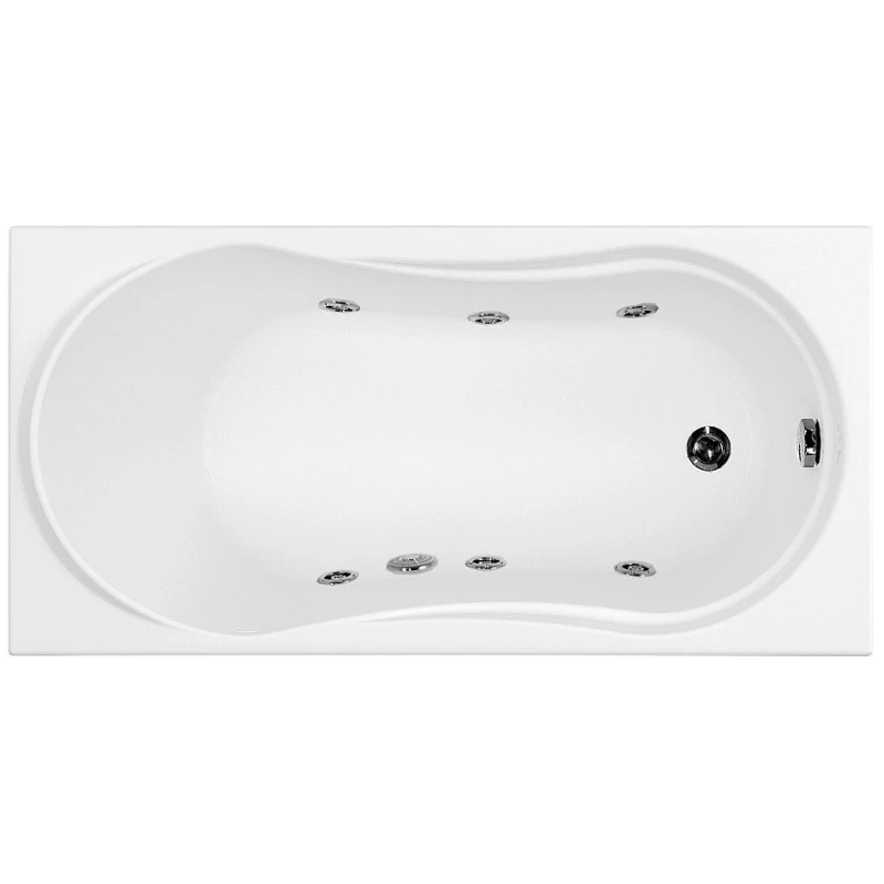 Акриловая ванна 149,8x74,7 см Aquanet Corsica 00205478