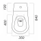 Унитаз-компакт косой выпуск с сиденьем полипропилен Sanita Кама эконом KMASACC01090111 - 4