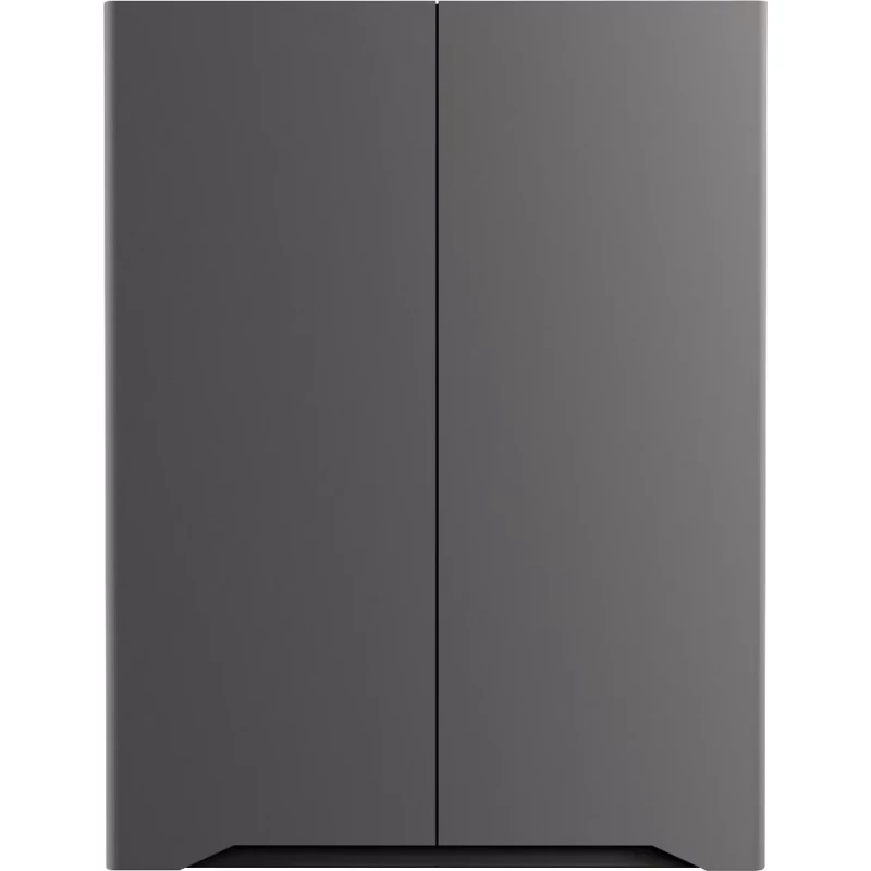 Шкаф двустворчатый 60x80 см светло-серый матовый Style Line Марелла СС-00002423