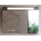 Зеркальный шкаф 120x75 см серо-коричневый глянец Verona Susan SU610G16  - 1