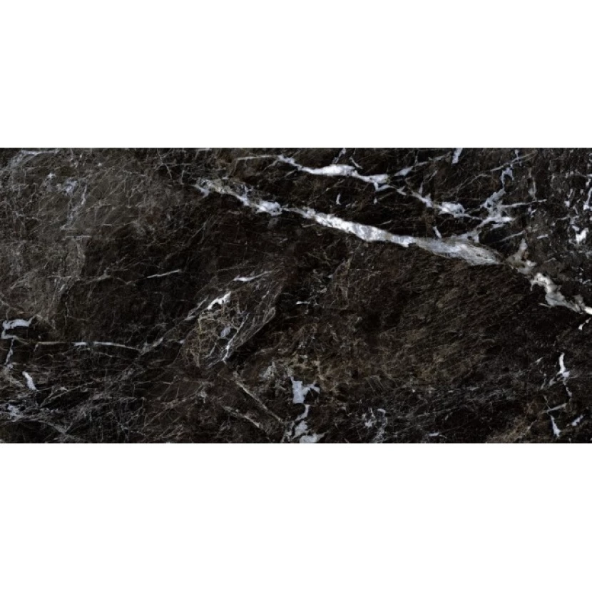Керамогранит Грани Таганая Gresse-Stone Simbel-carbon мрамор черно-белый 60x120