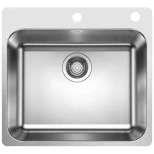 Изображение товара кухонная мойка blanco supra 500-if/a полированная сталь 523362